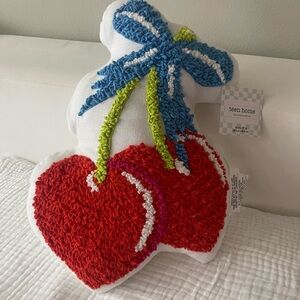 Target Teen Home Cherry Accent Pillow - Red and Blue